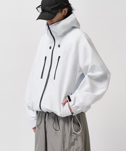 Lui's(ルイス)の「【Neucon】TECH FUNCTION HARD SHELL JACKET / テックファンクションハードシェルジャケット / ブルゾン(ブルゾン・メンズ・ダークブラウン/ブラック/ホワイト・1/2)」の17枚目の写真