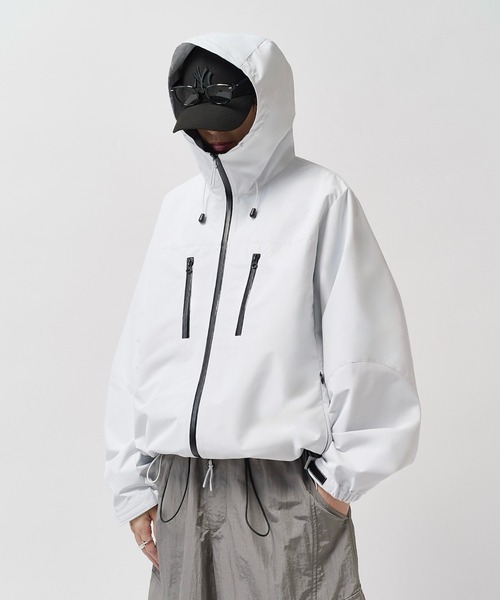 Lui's(ルイス)の「【Neucon】TECH FUNCTION HARD SHELL JACKET / テックファンクションハードシェルジャケット / ブルゾン(ブルゾン・メンズ・ダークブラウン/ブラック/ホワイト・1/2)」の20枚目の写真