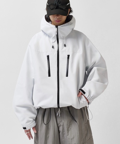 Lui's(ルイス)の「【Neucon】TECH FUNCTION HARD SHELL JACKET / テックファンクションハードシェルジャケット / ブルゾン(ブルゾン・メンズ・ダークブラウン/ブラック/ホワイト・1/2)」の15枚目の写真
