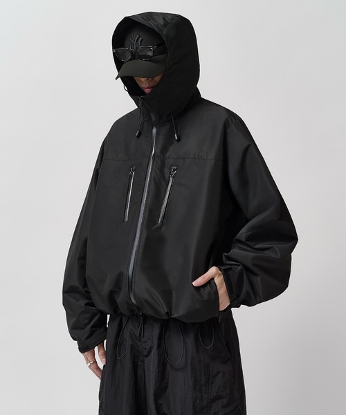 Lui's(ルイス)の「【Neucon】TECH FUNCTION HARD SHELL JACKET / テックファンクションハードシェルジャケット / ブルゾン(ブルゾン・メンズ・ダークブラウン/ブラック/ホワイト・1/2)」の8枚目の写真