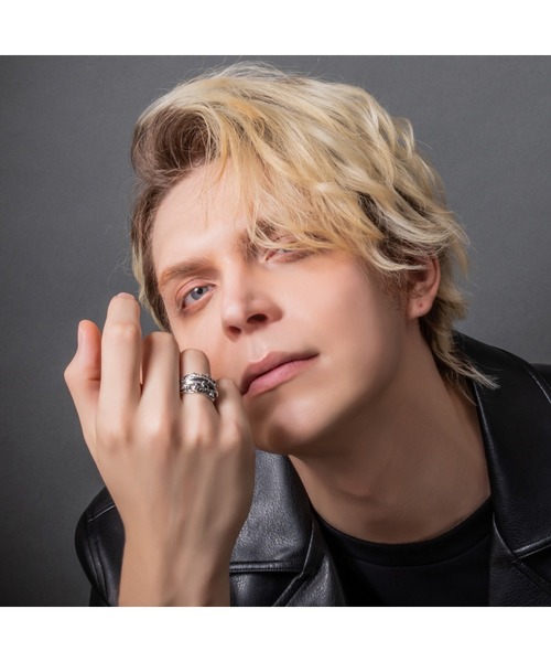 ARTEMIS KINGS（アルテミスキングス）の「ARTEMIS KINGS/ミックスレイヤードリング（リング・メンズ・シルバー・#9）」の9枚目の写真