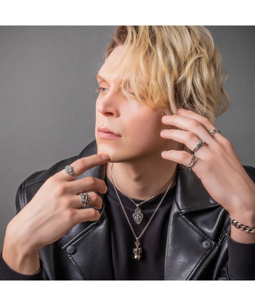 ARTEMIS KINGS（アルテミスキングス）の「ARTEMIS KINGS/ミックスレイヤードリング（リング・メンズ・シルバー・#9）」の10枚目の写真