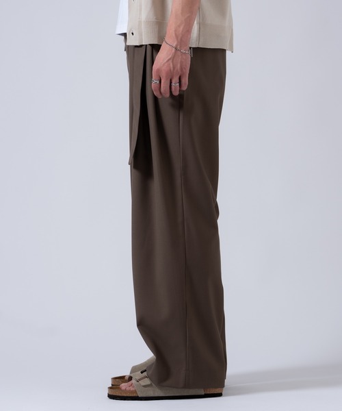 OXA(オグザ)の「ベルト付きスラックス(スラックス・メンズ・ブラウン/ブラック/チャコール・LARGE/MEDIUM)」の18枚目の写真