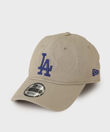 tk.TAKEO KIKUCHI | 【NEW ERA】9TWENTY ロサンゼルス・ドジャース ウォッシュドコットン ペブル × ブルー(キャップ)