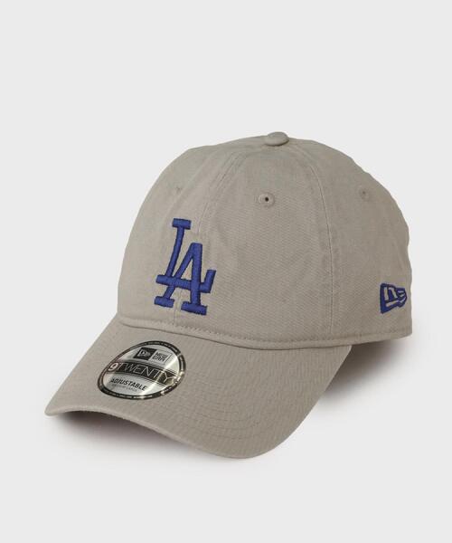NEW ERA(ニューエラ)の「【NEW ERA】9TWENTY ロサンゼルス・ドジャース ウォッシュドコットン ペブル × ブルー(キャップ・メンズ・ライトグレー・00)」の1枚目の写真