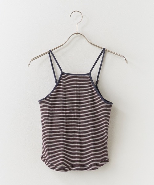 MILLER(ミラー)の「R.P.miller/ミラー Prib Cap Cami カップ付きキャミソール アメスリ 2026年 夏 夏服(キャミソール・レディース・アイボリー/ブラウン/レッド系その他/ブラック・FREE)」の4枚目の写真