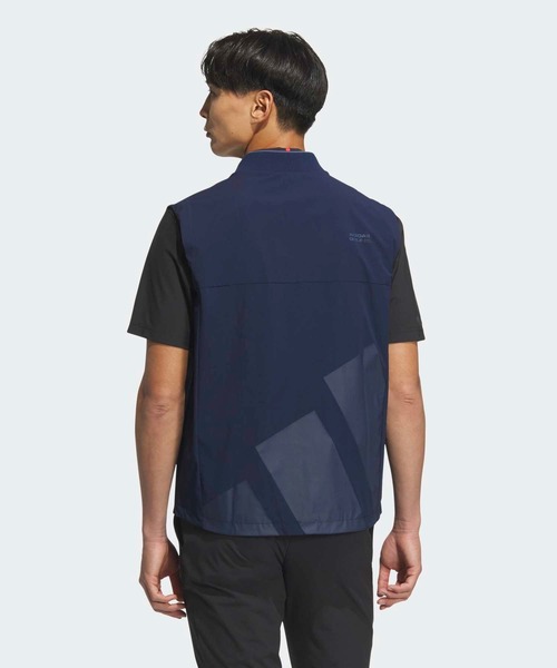 adidas（アディダス）の「防風ベスト【adidas Golf/アディダスゴルフ】（ベスト・メンズ・ネイビー・MEDIUM/SMALL/LARGE/XX-LARGE/X-LARGE）」の2枚目の写真