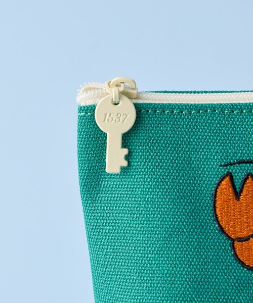 BIRTHDAY BAR(バースデイバー)の「【OOHLALA/1537】BOAT POUCH SMALL(ポーチ・レディース・グリーン/ブルー/ブラウン・0)」の14枚目の写真