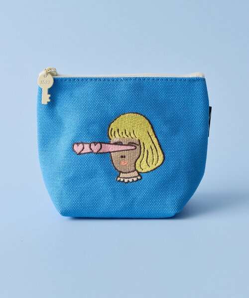 BIRTHDAY BAR(バースデイバー)の「【OOHLALA/1537】BOAT POUCH SMALL(ポーチ・レディース・グリーン/ブルー/ブラウン・0)」の6枚目の写真
