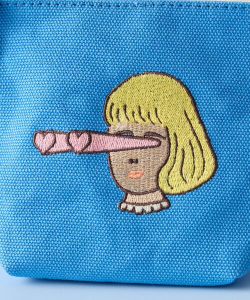 BIRTHDAY BAR(バースデイバー)の「【OOHLALA/1537】BOAT POUCH SMALL(ポーチ・レディース・グリーン/ブルー/ブラウン・0)」の7枚目の写真