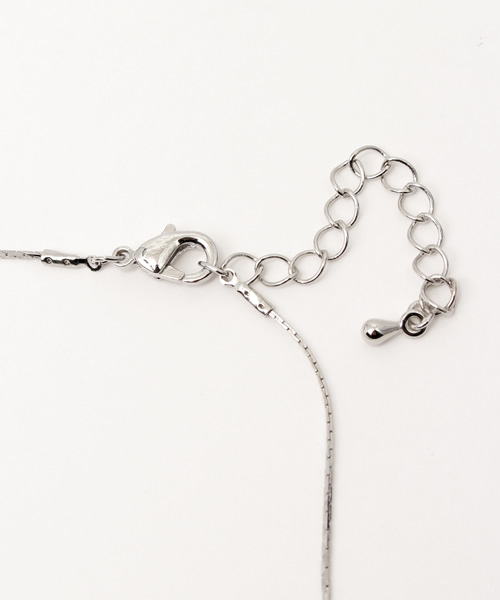 folklore（フォルクローレ）の「上品なコットンパールネックレス（ネックレス・レディース・シルバー/ゴールド・ﾌﾘ-）」の3枚目の写真