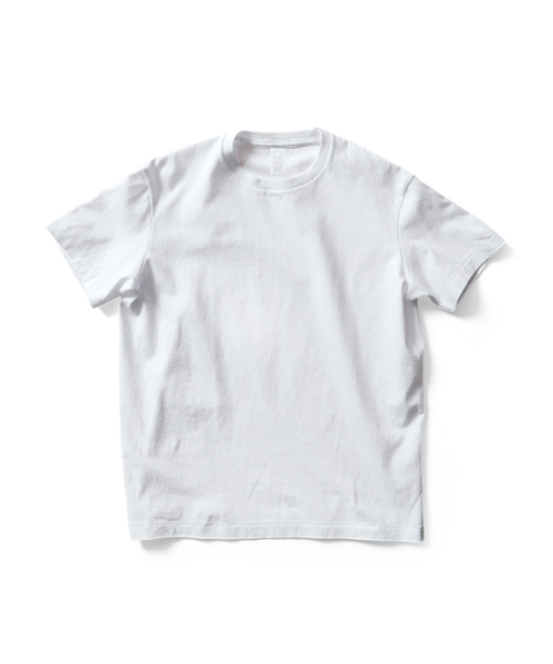 THOMASMORE(トーマスモア)の「タンブラーTシャツ (11カラー)(Tシャツ/カットソー・メンズ・ベージュ/スカイブルー/パープル/ホワイト/ネイビー/ライトグレー/グリーン/チャコール/ブラウン/ブラック・X-SMALL/X-LARGE/LARGE/MEDIUM/SMALL)」の2枚目の写真