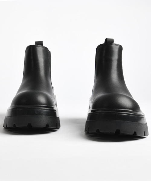 neos(ネオス)の「ボリュームソール サイドゴアブーツ 厚底 5.5cm メンズ レディース ユニセックス 韓国 モード 2cmインソール付き【2026AW新作】(ブーツ・メンズ・ブラック・44/43/42/41)」の15枚目の写真