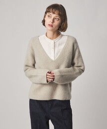 <Steven Alan>オーストラリアン ウール ミックス Vネック ニット