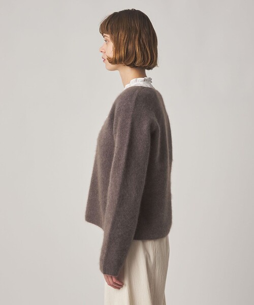 Steven Alan(スティーブンアラン)の「<Steven Alan>オーストラリアン ウール ミックス Vネック ニット(ニット/セーター・レディース・ネイビー/ナチュラル/モカ・FREE)」の12枚目の写真