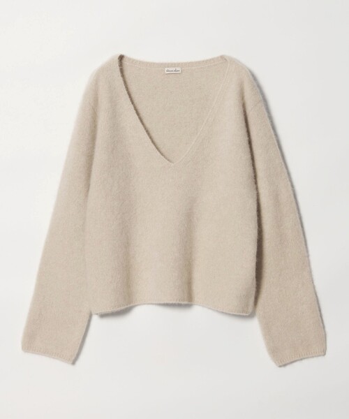 Steven Alan(スティーブンアラン)の「<Steven Alan>オーストラリアン ウール ミックス Vネック ニット(ニット/セーター・レディース・ネイビー/ナチュラル/モカ・FREE)」の20枚目の写真