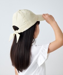 emoka（エモカ）の「【UVカット】バックリボンキャップ（キャップ）」