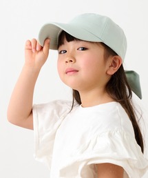 emoka（エモカ）の「【UVカット】バックリボンキャップ（キャップ）」