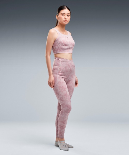 PUMA プーマ ウィメンズ ヨガ スタジオ AOP タイツ（レギンス/スパッツ