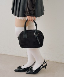 continuer de NICE CLAUP | チャーム付フェイクスエードショルダー(ショルダーバッグ)