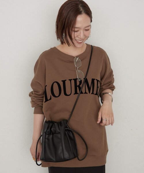 LOUNGEDRESS(ラウンジドレス)の「【GALENA/ガレナ】@kuuu_ldコラボ|2WAYドロストショルダーバッグ(ショルダーバッグ・レディース・ブラウン/レッド/ブラック/キャメル・FREE)」の5枚目の写真