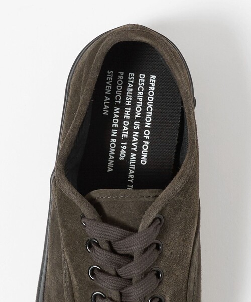REPRODUCTION OF FOUND(リプロダクションオブファウンド)の「<REPRODUCTION OF FOUND × Steven Alan> US NAVY MILITARY TRAINER/スニーカー(スニーカー・メンズ・ダークブラウン/ブラック・41/42/43)」の8枚目の写真