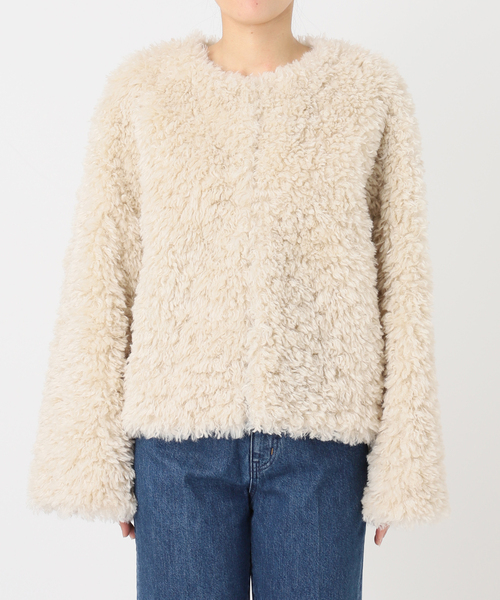 B.C STOCK(ベーセーストック)の「FUR BLOUSON(その他アウター・レディース・ブラウン/ベージュ・FREE)」の22枚目の写真