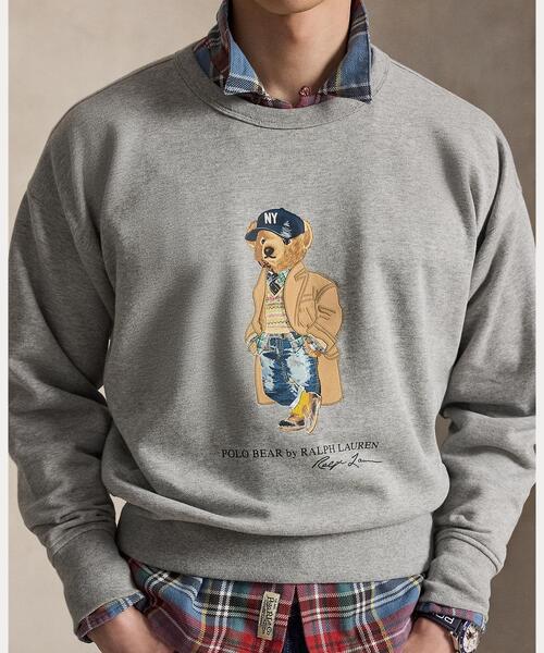 POLO RALPH LAUREN（ポロ ラルフ ローレン）の「ヴィンテージ フィット Polo ベア スウェットシャツ（スウェット・メンズ・グレー系・XXL/XS/XL/L/M/S）」の4枚目の写真