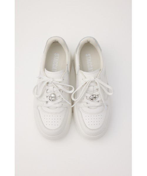 STACCATO(スタッカート)の「グリッターライトスニーカー(スニーカー・レディース・ホワイト・23cm/22.5cm/24.5cm/24cm/23.5cm)」の3枚目の写真