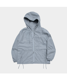 ベーシックドットストラップポイントハイネックウィンドブレーカージャケット _2COLOR