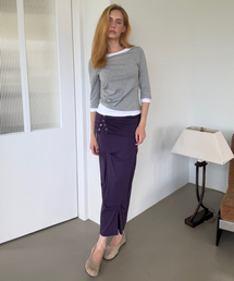 SIDE TUCK T (メランジグレー)