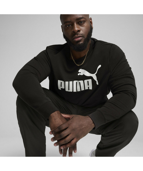 PUMA(プーマ)の「PUMA プーマ メンズ ESS NO. 1 ロゴ クルースウェット TR(スウェット・メンズ・ブラック/ヘザーグレー・MEDIUM/LARGE/XX-LARGE/X-LARGE/SMALL)」の3枚目の写真