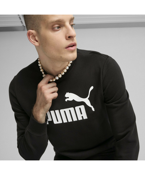 PUMA(プーマ)の「PUMA プーマ メンズ ESS NO. 1 ロゴ クルースウェット TR(スウェット・メンズ・ブラック/ヘザーグレー・MEDIUM/LARGE/XX-LARGE/X-LARGE/SMALL)」の6枚目の写真