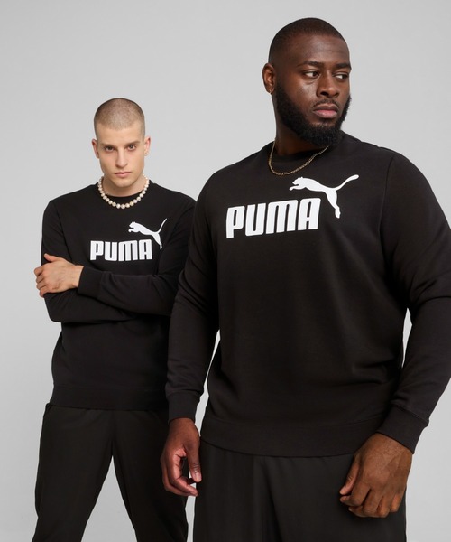 PUMA(プーマ)の「PUMA プーマ メンズ ESS NO. 1 ロゴ クルースウェット TR(スウェット・メンズ・ブラック/ヘザーグレー・MEDIUM/LARGE/XX-LARGE/X-LARGE/SMALL)」の1枚目の写真