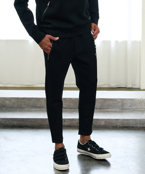 Maison code 13(メゾンコードサーティーン)の「mp15313- Zip Pocket Double Knit Pants イージーパンツ(M26W-02)(その他パンツ・メンズ・モカ/ブラック・L/S/M)」の4枚目の写真