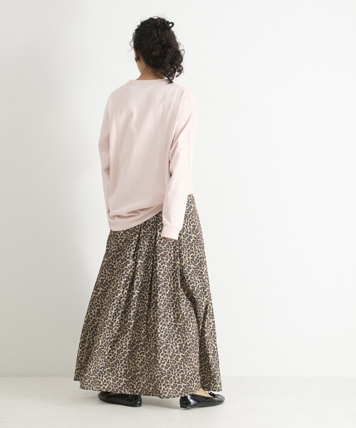 Freada(フリーダ)の「Freada/フリーダ フォトプリント 花刺繍 ロンT(Tシャツ/カットソー・レディース・ピンク/ブラック・ONE SIZE)」の14枚目の写真