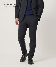 シャークスキン ノープリーツ テーパードスラックス UA COZY ウォッシャブル 2WAYストレッチ