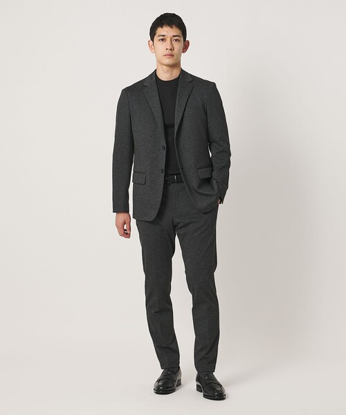 UNITED ARROWS(ユナイテッドアローズ)の「シャークスキン ノープリーツ テーパードスラックス UA COZY ウォッシャブル 2WAYストレッチ(スラックス・メンズ・ダークブラウン/ネイビー/ダークグレー・M/XXL/S/L/XL)」の6枚目の写真