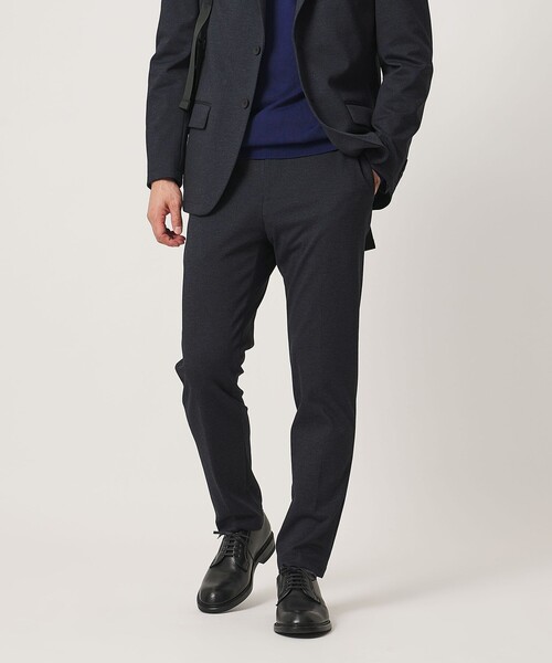 UNITED ARROWS(ユナイテッドアローズ)の「シャークスキン ノープリーツ テーパードスラックス UA COZY ウォッシャブル 2WAYストレッチ(スラックス・メンズ・ダークブラウン/ネイビー/ダークグレー・M/XXL/S/L/XL)」の13枚目の写真