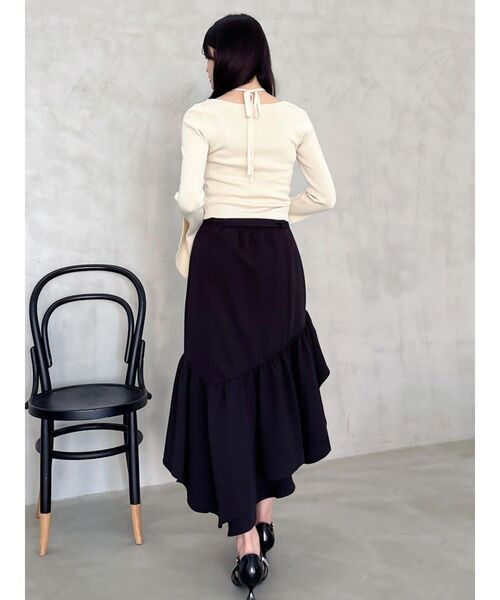 dazzlin(ダズリン)の「アシメイレヘムティアードスカート(スカート・レディース・その他1/ブラック・SMALL/MEDIUM)」の8枚目の写真