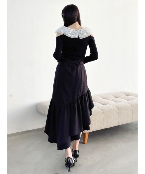dazzlin(ダズリン)の「アシメイレヘムティアードスカート(スカート・レディース・その他1/ブラック・SMALL/MEDIUM)」の13枚目の写真