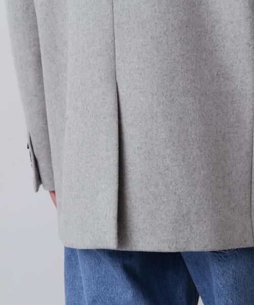 YLEVE（イレーヴ）の「YLEVE / NON MULESING WOOL OVERDYE MELTON JACKET（テーラードジャケット・メンズ・ブラウン/グレー・3/4）」の10枚目の写真