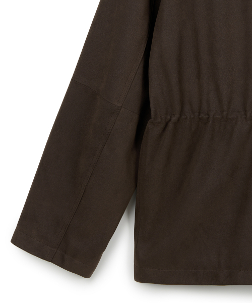 ERA(エラ)の「UNISEX ERA FAUX SUEDE SAFARI JACKET - BROWN(テーラードジャケット・レディース・その他・SMALL/MEDIUM/LARGE)」の19枚目の写真