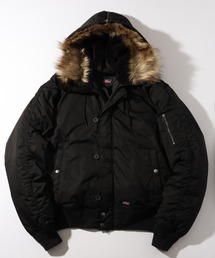 【GENUINE DICKIES/ジェニュインディッキーズ】別注 フードファー N-2B フライトジャケット/中綿ミリタリーブルゾン