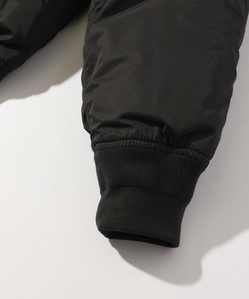 CORPUS　SELECT（コーパストーキョー）の「【GENUINE DICKIES/ジェニュインディッキーズ】別注 フードファー N-2B フライトジャケット/中綿ミリタリーブルゾン（ミリタリージャケット・メンズ・ブラック/ネイビー/カーキ/ワインレッド・M/L/XL）」の19枚目の写真