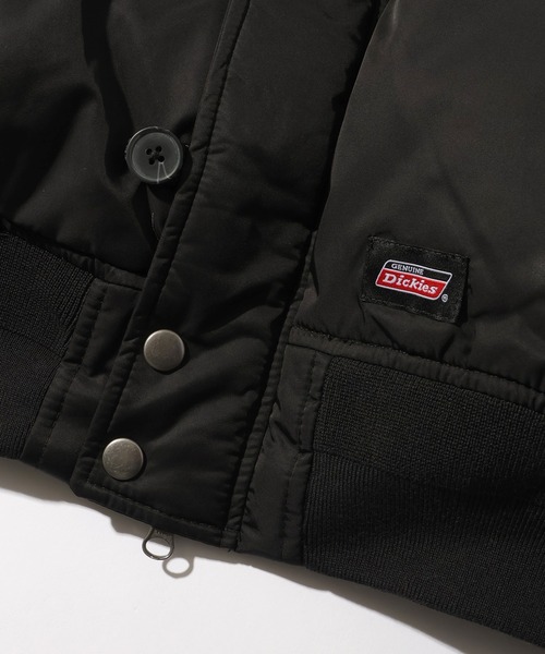 CORPUS　SELECT（コーパストーキョー）の「【GENUINE DICKIES/ジェニュインディッキーズ】別注 フードファー N-2B フライトジャケット/中綿ミリタリーブルゾン（ミリタリージャケット・メンズ・ブラック/ネイビー/カーキ/ワインレッド・M/L/XL）」の20枚目の写真
