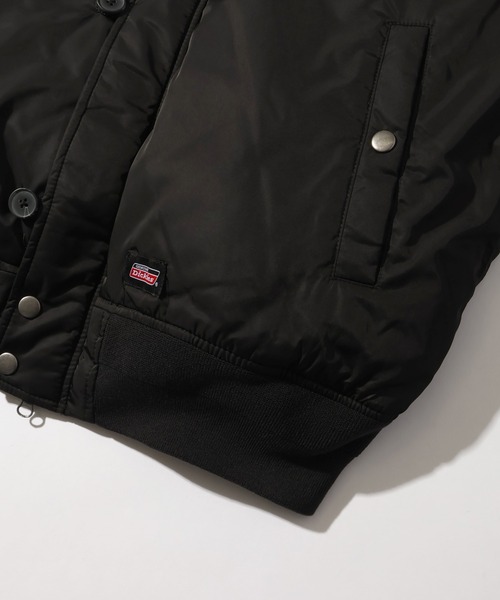 CORPUS　SELECT（コーパストーキョー）の「【GENUINE DICKIES/ジェニュインディッキーズ】別注 フードファー N-2B フライトジャケット/中綿ミリタリーブルゾン（ミリタリージャケット・メンズ・ブラック/ネイビー/カーキ/ワインレッド・M/L/XL）」の22枚目の写真