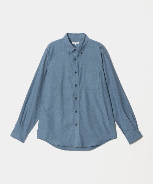 A DAY IN THE LIFE UNITED ARROWS(アデイインザライフユナイテッドアローズ)の「サーモ ネル ボタンダウンシャツ-保温性・イージーケア-<A DAY IN THE LIFE>(シャツ/ブラウス・メンズ・ロイヤルブルー/ホワイト/その他1/モカ/ダークグレー・S/XL/L/M)」の1枚目の写真