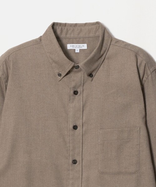 A DAY IN THE LIFE UNITED ARROWS(アデイインザライフユナイテッドアローズ)の「サーモ ネル ボタンダウンシャツ-保温性・イージーケア-<A DAY IN THE LIFE>(シャツ/ブラウス・メンズ・ロイヤルブルー/ホワイト/その他1/モカ/ダークグレー・S/XL/L/M)」の13枚目の写真