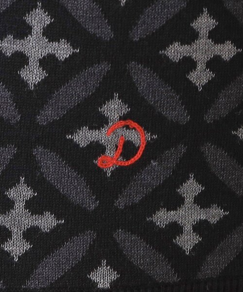 DRESSTERIOR(ドレステリア)の「オーバーラップサークルタートルニット(ニット/セーター・レディース・ブラック系/グレー系・36/38)」の7枚目の写真